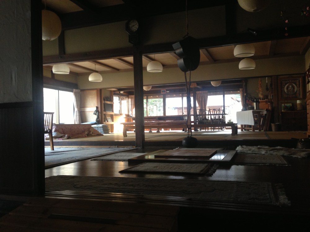 Much discussion of ultrarunning and the upcoming race would take place here over the coming days, over shared meals, during meetings, and less formally over warm sake with all our legs under one blanket. A flawless space, and simply beautiful.