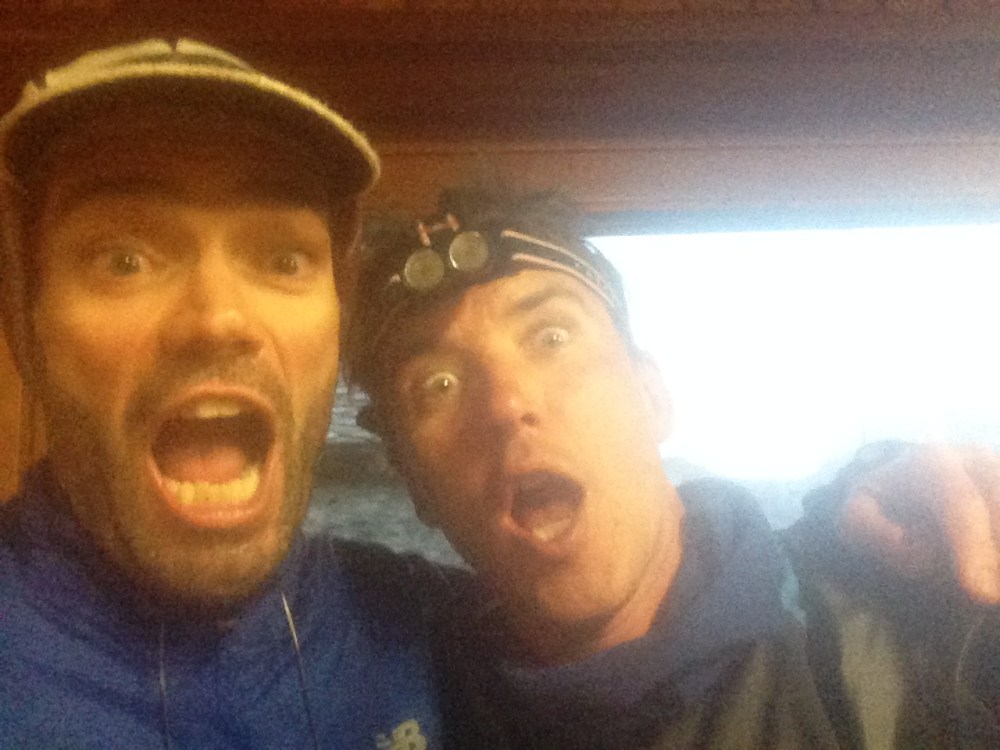 We both know that the only way to get through a 330km run is to be really, really sensible.